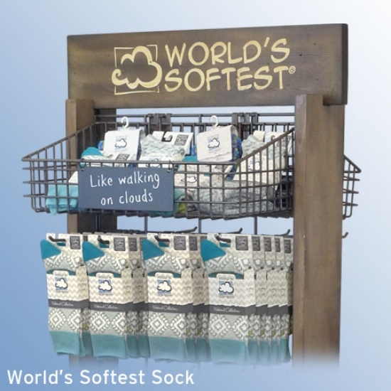 World’s Softest Sock Retail Display